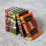 Набор декоративных книг №4 (в масштабе 1:6)