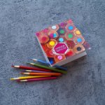 Набор скетчбук и карандаши (в масштабе 1:6)