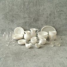 Набор посуды для буфета (масштаб 1:6)