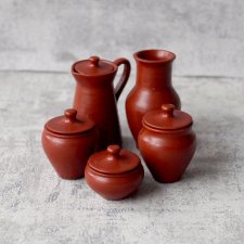 Набор "глиняной" посуды (масштаб 1:6)