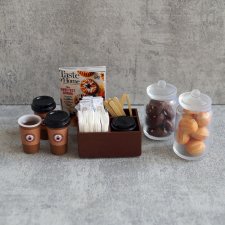 Набор "Кофейный уголок" в масштабе 1:6