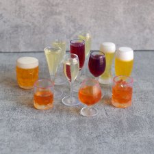 Кукольные напитки в масштабе 1:6