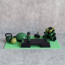 Набор для фитнеса №3 в масштабе 1:6