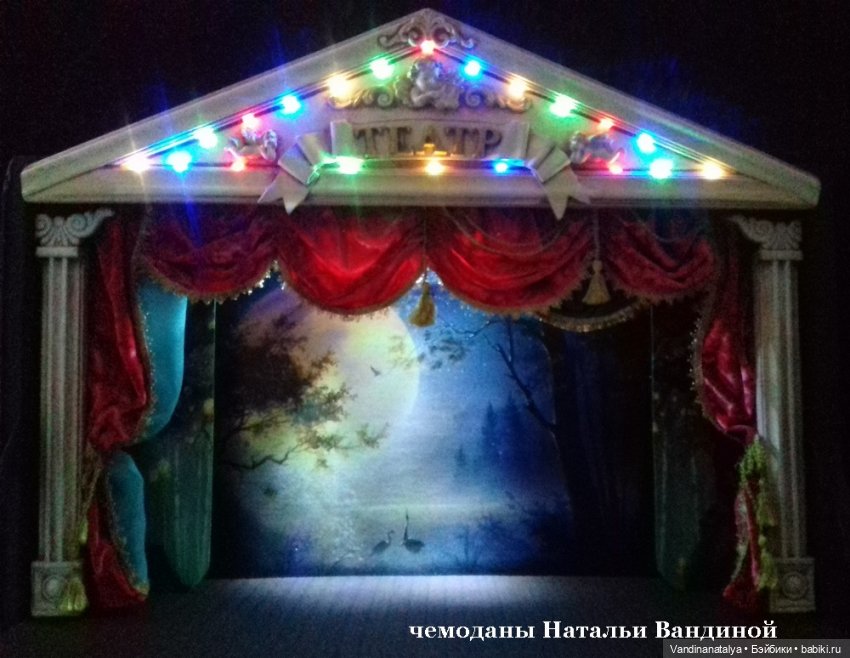 Чемоданная страна: Театр — Румбоксы и кукольные интерьеры: фото
