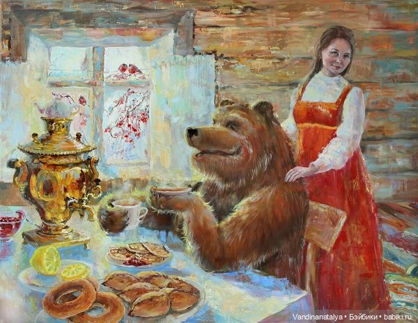 Наташа, Маша и Медведь | Бэйбики Наташа, Маша и Медведь — Наши хобби и творчество: вышивка