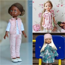 Одежда для кукол Паола Рейна разных мастеров