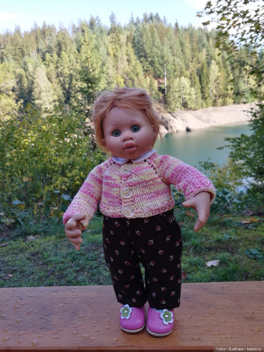 Финечка на прогулке — Куклы Gabriele Muller (Габриэле Мюллер): немецкий фарфор (фото 3)