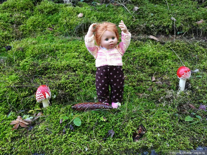 Финечка на прогулке — Куклы Gabriele Muller (Габриэле Мюллер): немецкий фарфор (фото 7)