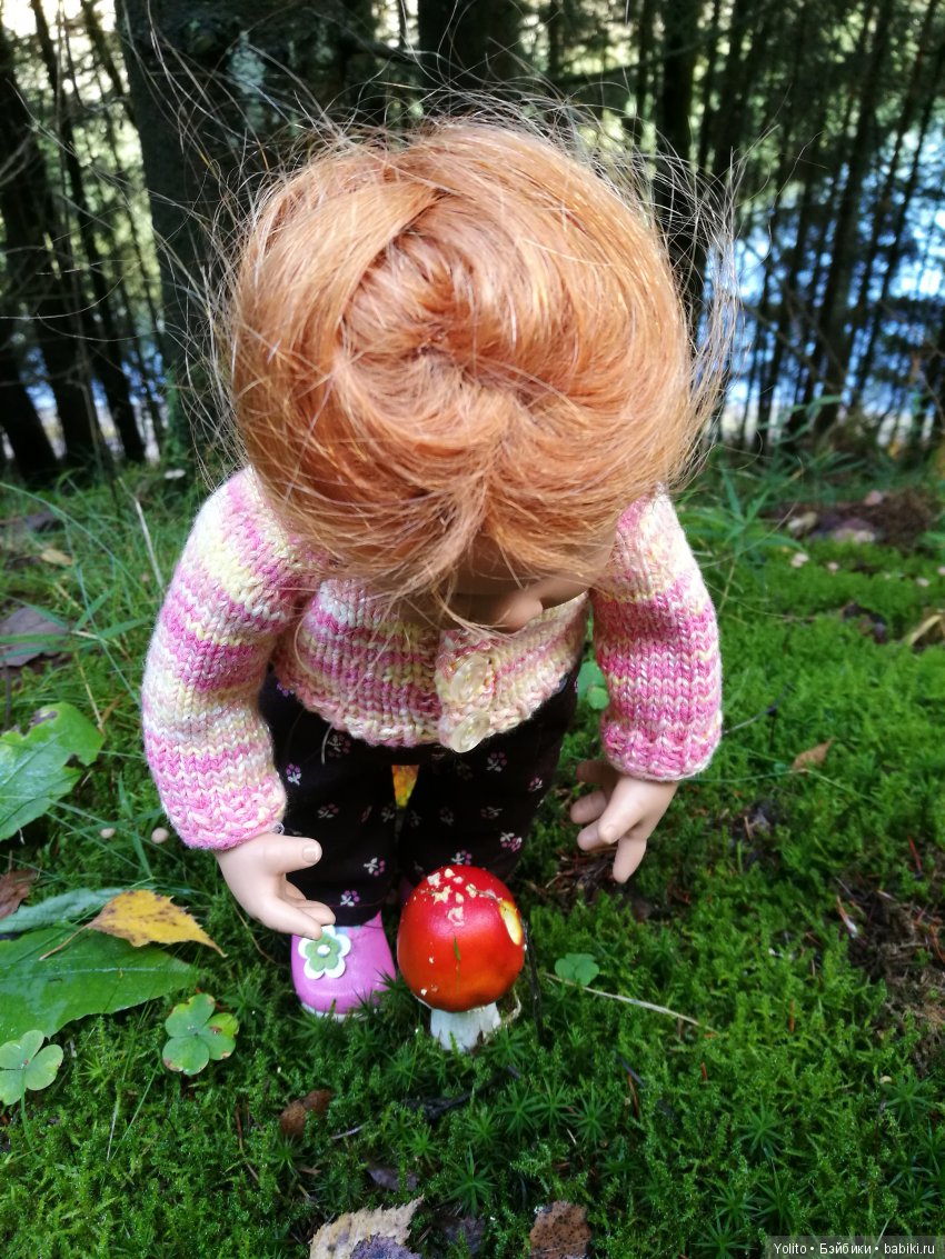 Финечка на прогулке — Куклы Gabriele Muller (Габриэле Мюллер): немецкий фарфор (фото 5)