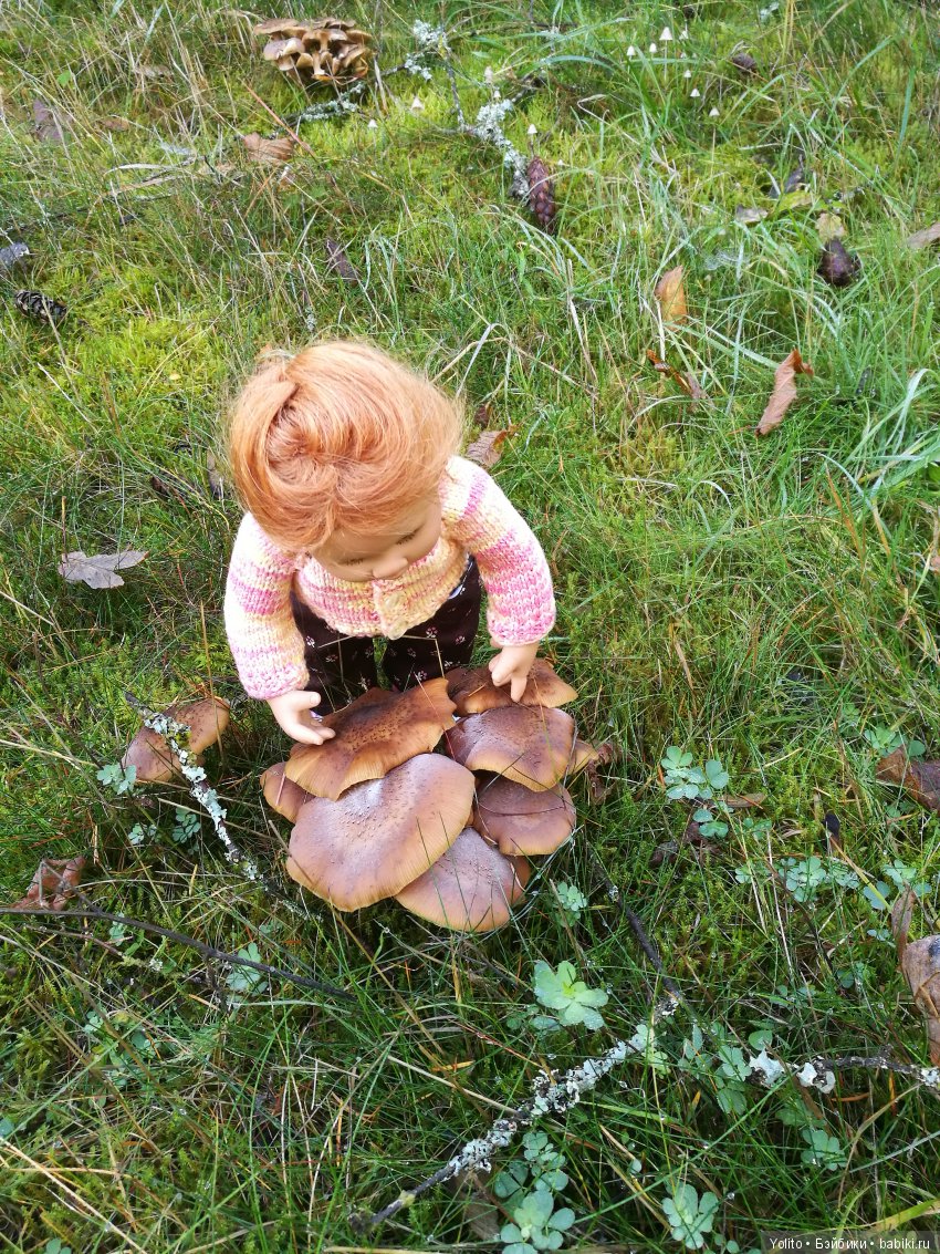 Финечка на прогулке — Куклы Gabriele Muller (Габриэле Мюллер): немецкий фарфор (фото 2)