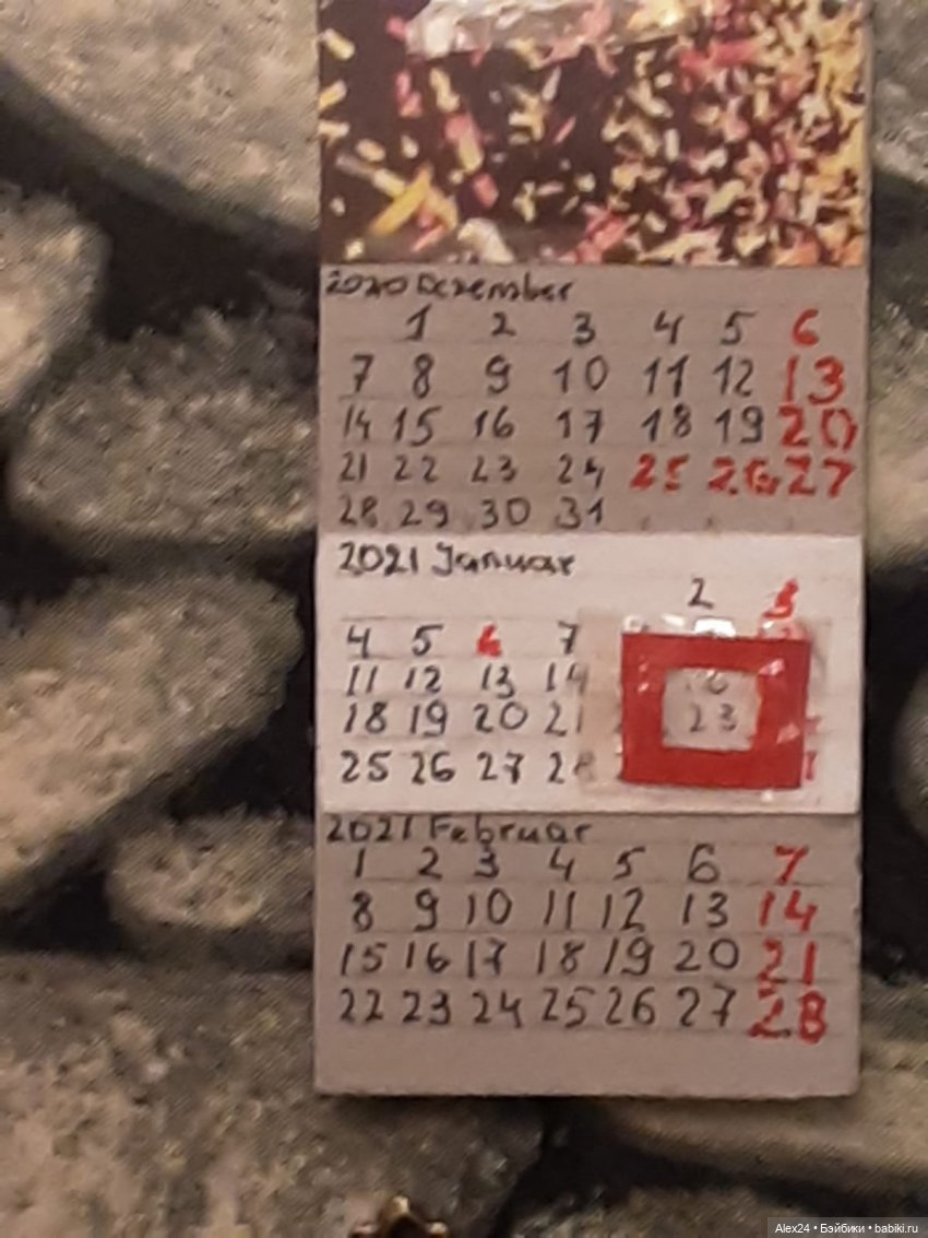 Календарь — Кукольная миниатюра своими руками: еда