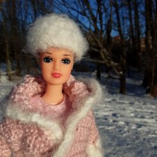 Зимняя прогулка в новом пальтишке