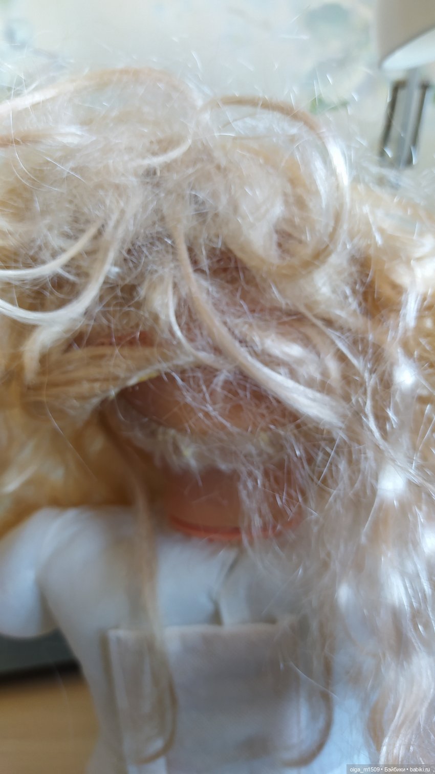 Опыт в реставрации парика Ксюши Ласкиной