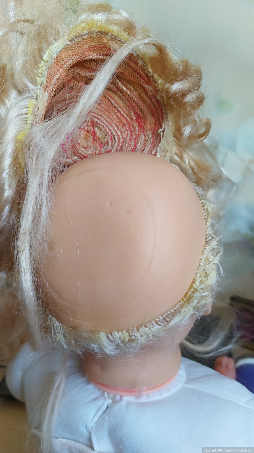 Опыт в реставрации парика Ксюши Ласкиной (фото 2)