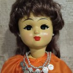 Ивановская древесно-опилочная (папье-маше) цыганочка.