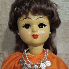 Ивановская древесно-опилочная (папье-маше) цыганочка.