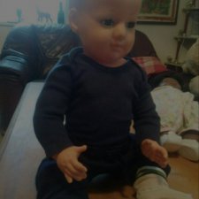 Ремонт глаз не виниловой кукле