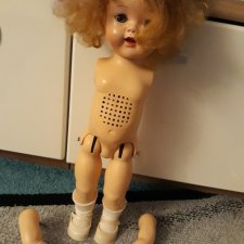 Saucy Walker от Ideal ходящая кукла: ремонт рук