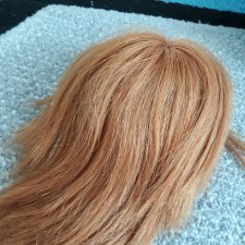 Как состарить парик для антикварной куклы