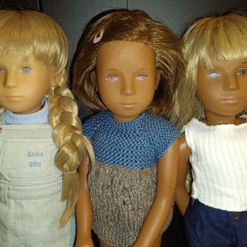 Саша Моргенталер Sasha Doll - идентификация кукол часть 4 Götz  1995-2001