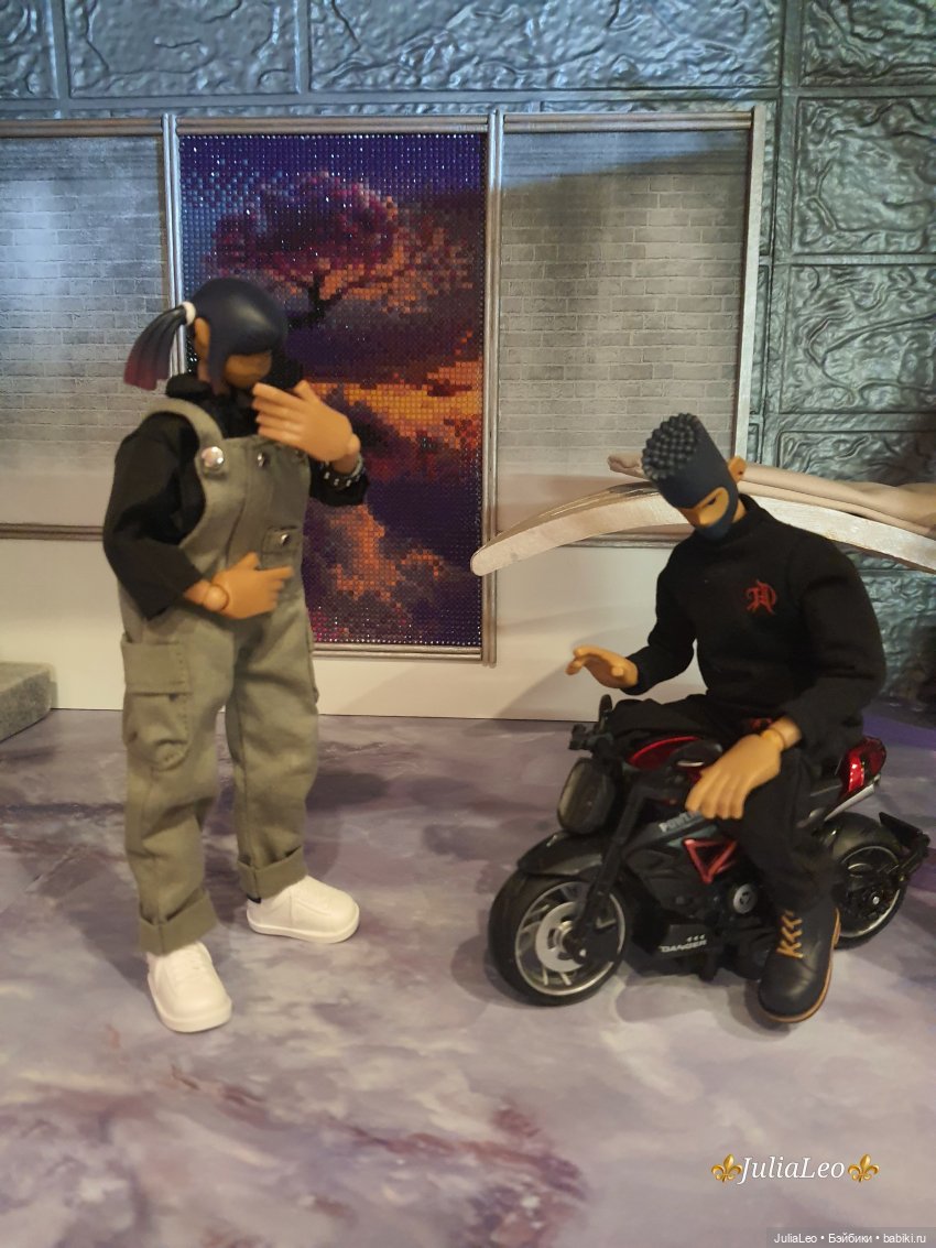 Мы купили мотоцикл — Домашние фото авторских кукол: личные коллекции (фото 3)