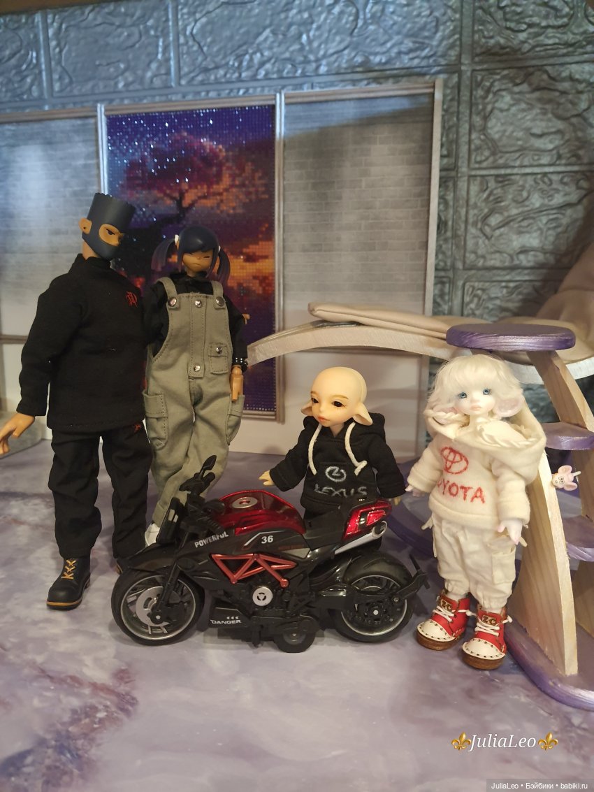 Мы купили мотоцикл — Домашние фото авторских кукол: личные коллекции (фото 4)