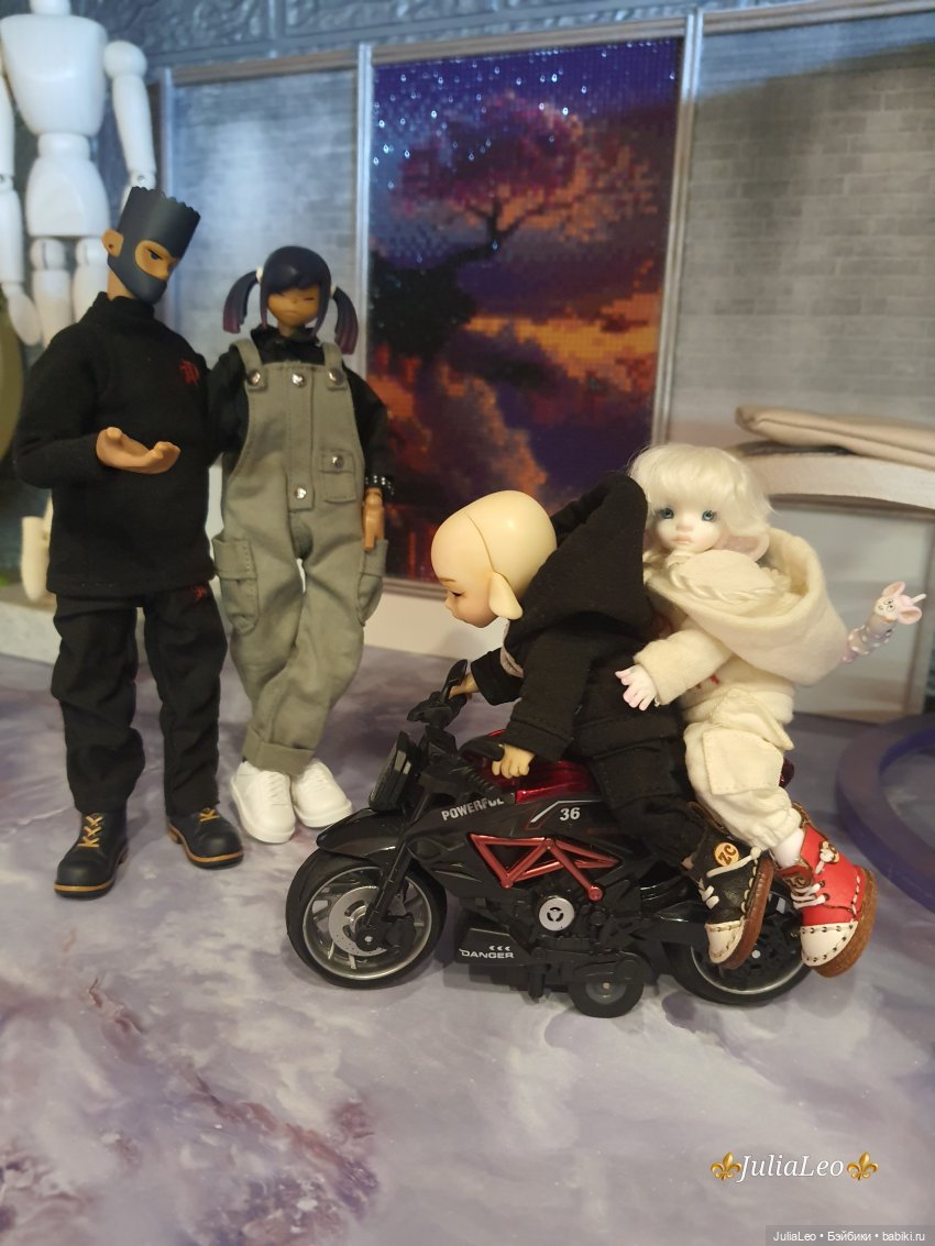 Мы купили мотоцикл — Домашние фото авторских кукол: личные коллекции (фото 5)