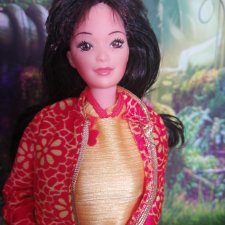 Vintage 1980 Oriental Barbie Doll Mattel, Кира