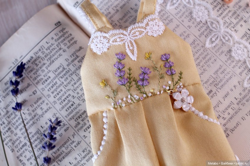 Давние цветочки — Одежда и обувь для кукол своими руками: фото (фото 9)