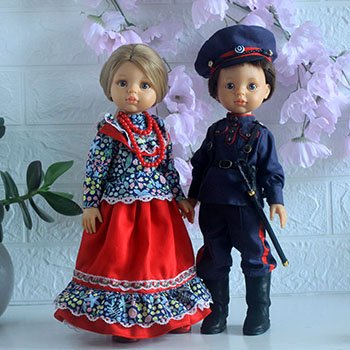 Казак с казачкой