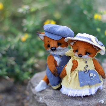 Лис и Лисичка. Тедди