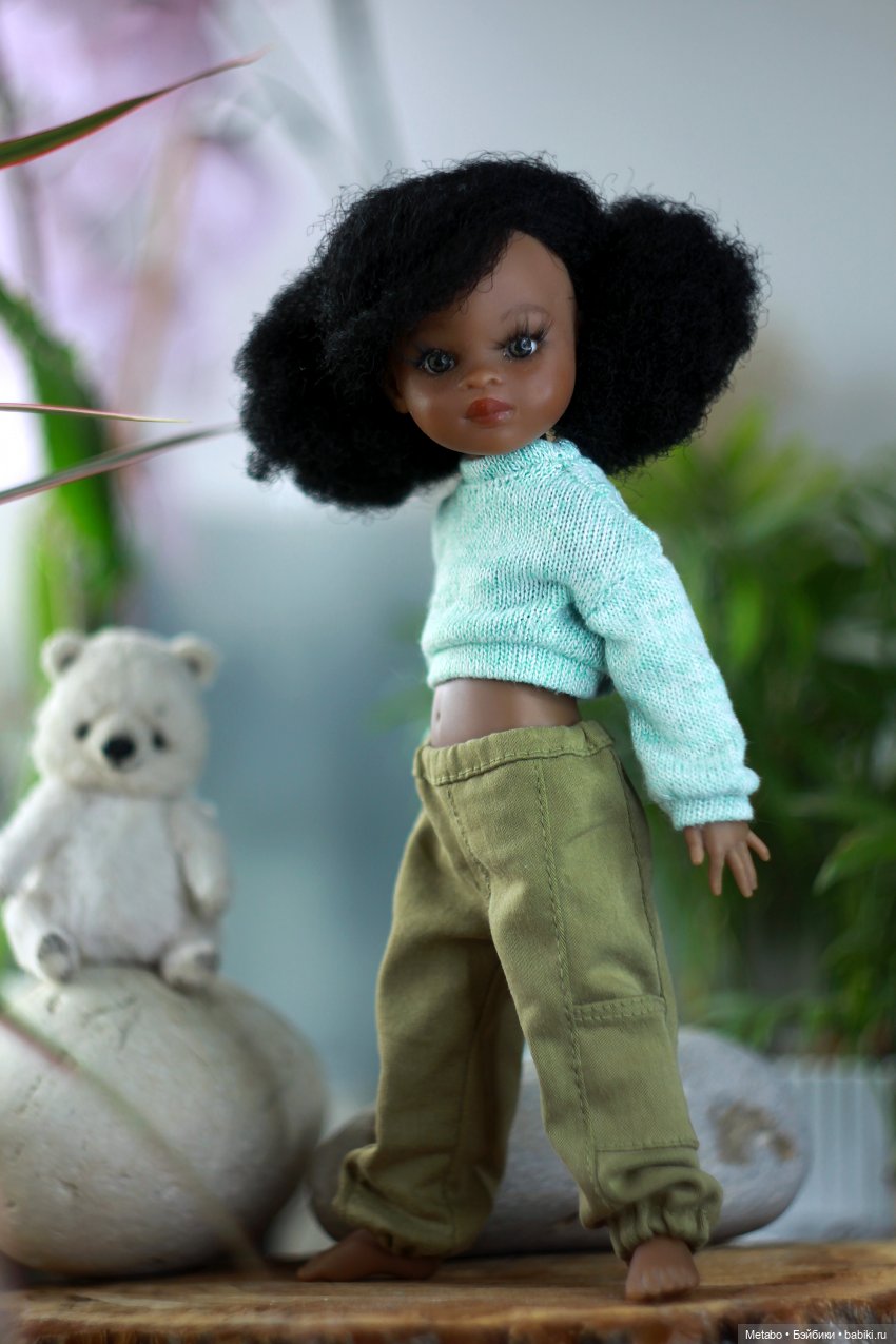 Кроп-худи и джинсы с карманами для Мелкой | Бэйбики Кроп-худи и джинсы с карманами для Мелкой (фото 4)