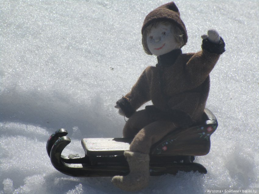 Последний снег и расписные саночки (фото 6)