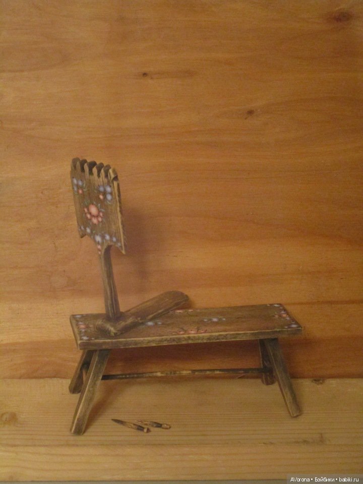 Долгими зимними вечерами — Мебель для кукол и домиков: фото (фото 2)