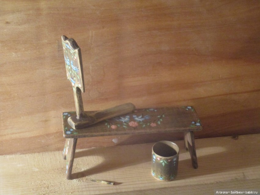 Долгими зимними вечерами — Мебель для кукол и домиков: фото (фото 6)