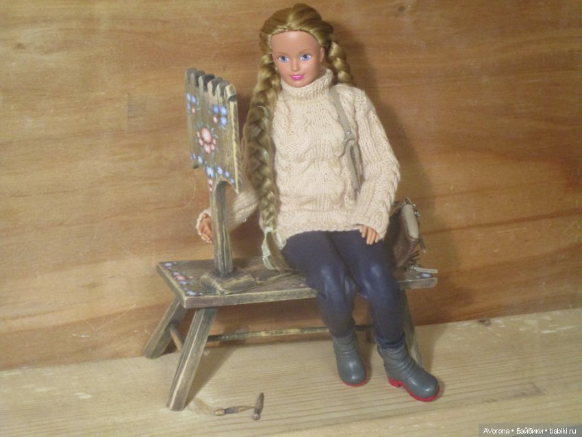 Долгими зимними вечерами — Мебель для кукол и домиков: фото (фото 5)