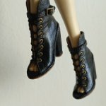 Ботильоны со шнуровкой 🔥на высоком обтяжном каблуке