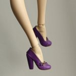 Туфли из натуральной тонкой кожи💜 фиолетового цвета 🍇