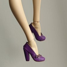 Туфли из натуральной тонкой кожи💜 фиолетового цвета 🍇