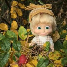 Осенняя прогулка Машки