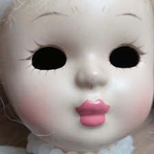 Реставрация глаз прессопилочной куклы