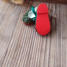 Обувь новогодняя зимняя. Немного бисерного сумасшествия