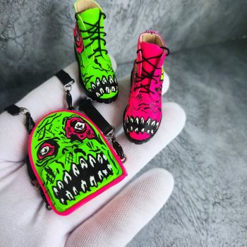 Ручная роспись кожаной обуви,сумок