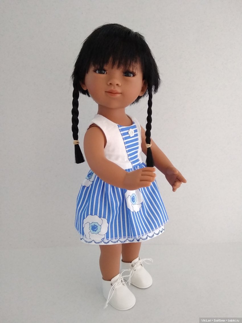 Девочка с косичками — Куклы Carmen Gonzalez (Кармен Гонсалез): Мариетта