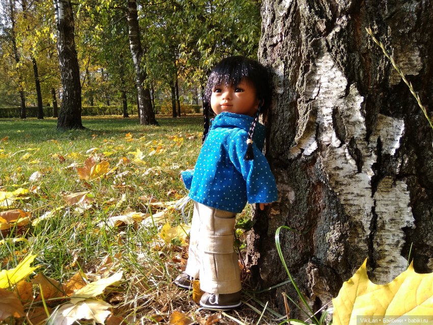 Камилла в осеннем парке — Куклы Carmen Gonzalez (Кармен Гонсалез): Мариетта (фото 2)