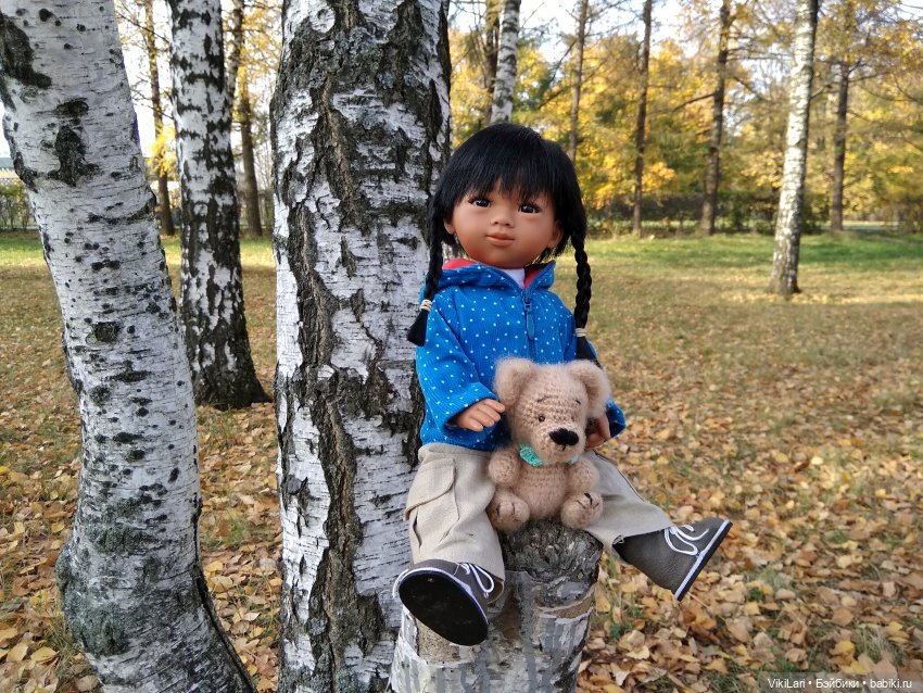 Камилла в осеннем парке — Куклы Carmen Gonzalez (Кармен Гонсалез): Мариетта (фото 7)