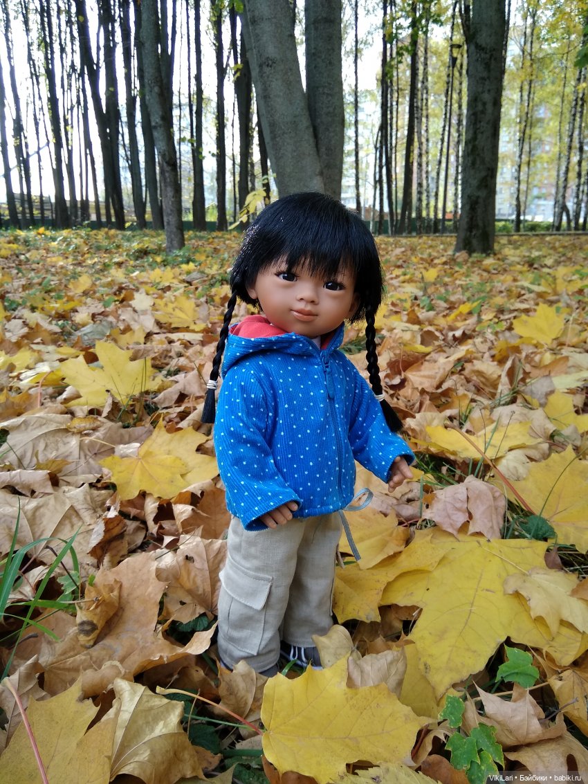 Камилла в осеннем парке — Куклы Carmen Gonzalez (Кармен Гонсалез): Мариетта (фото 6)