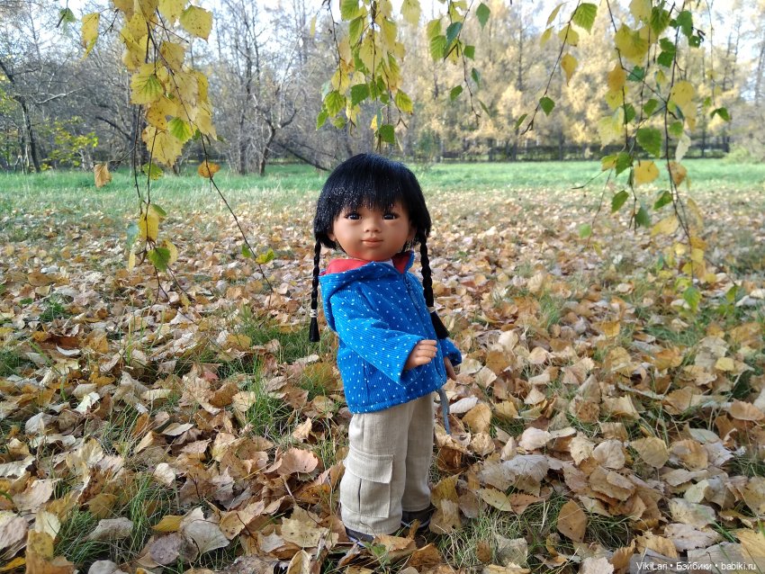 Камилла в осеннем парке — Куклы Carmen Gonzalez (Кармен Гонсалез): Мариетта (фото 3)