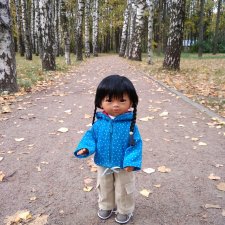 Камилла в осеннем парке