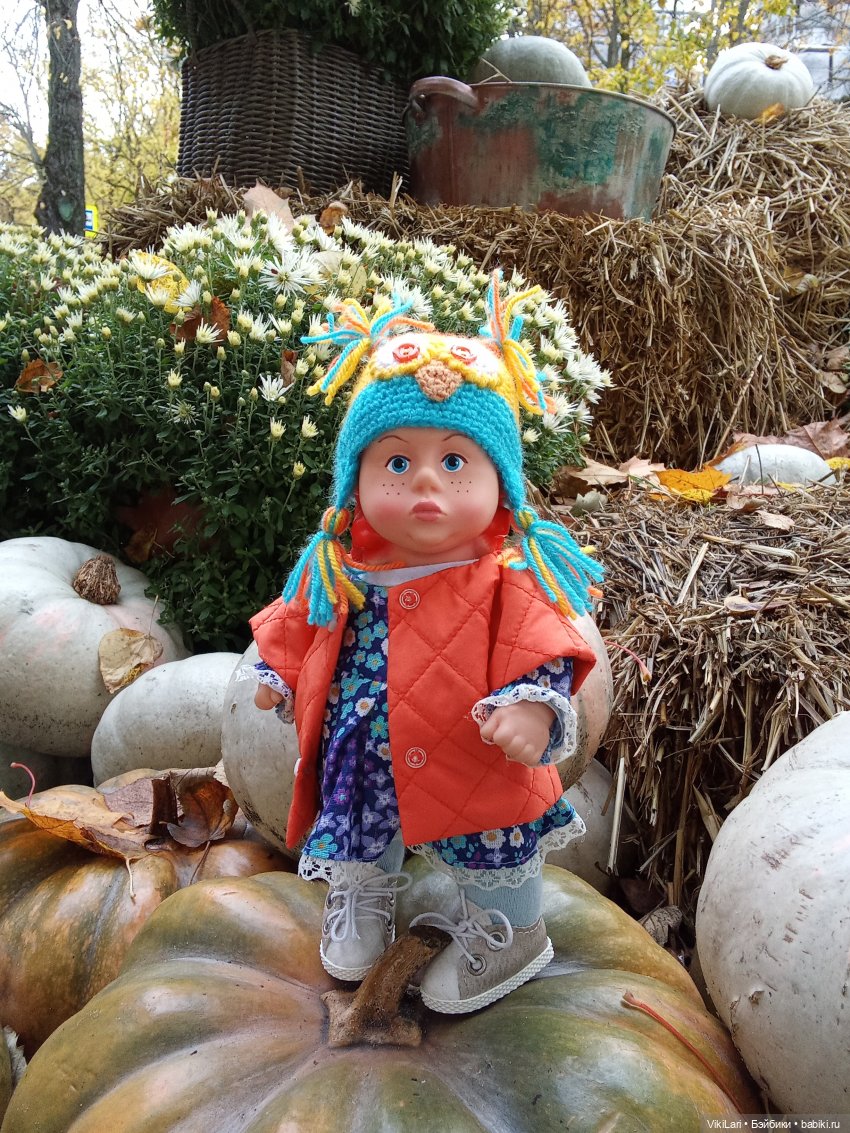 Этюды в осенних тонах — Российские куклы Весна (фото 6)